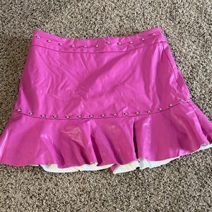 Boutique Pink Studded Women's Skirt